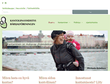 Tablet Screenshot of kantoliinayhdistys.fi